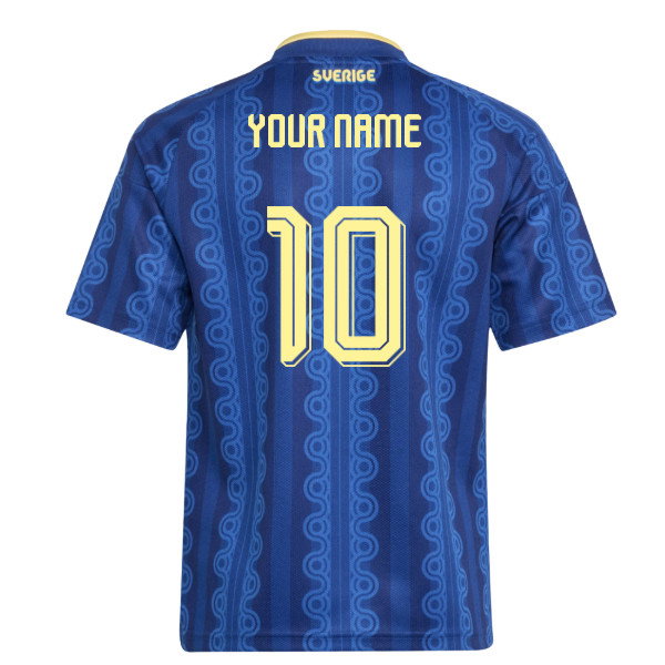 2026-2027 Sweden Away Shirt (Kids) (Your Name)-SoccerKits Hub | Buy Soccer Jerseys Online